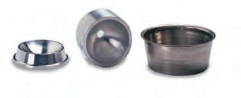 Bacinella acciaio inox Ø x H 120 x 60 mm – accessorio per piastre CIR