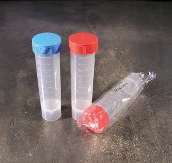 Provette coniche da 50 ml con base d'appoggio – Non sterile