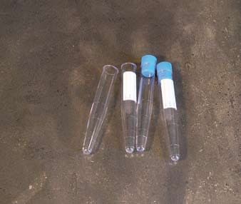 Provette coniche da 10 ml – Senza tappo e senza etichetta