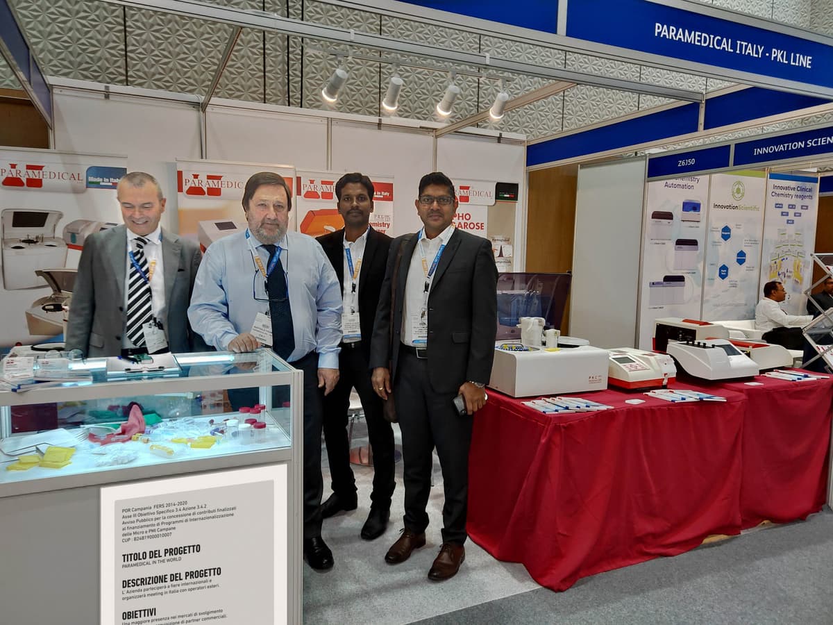 Stand Paramedical alla fiera Medlab Dubai 2019