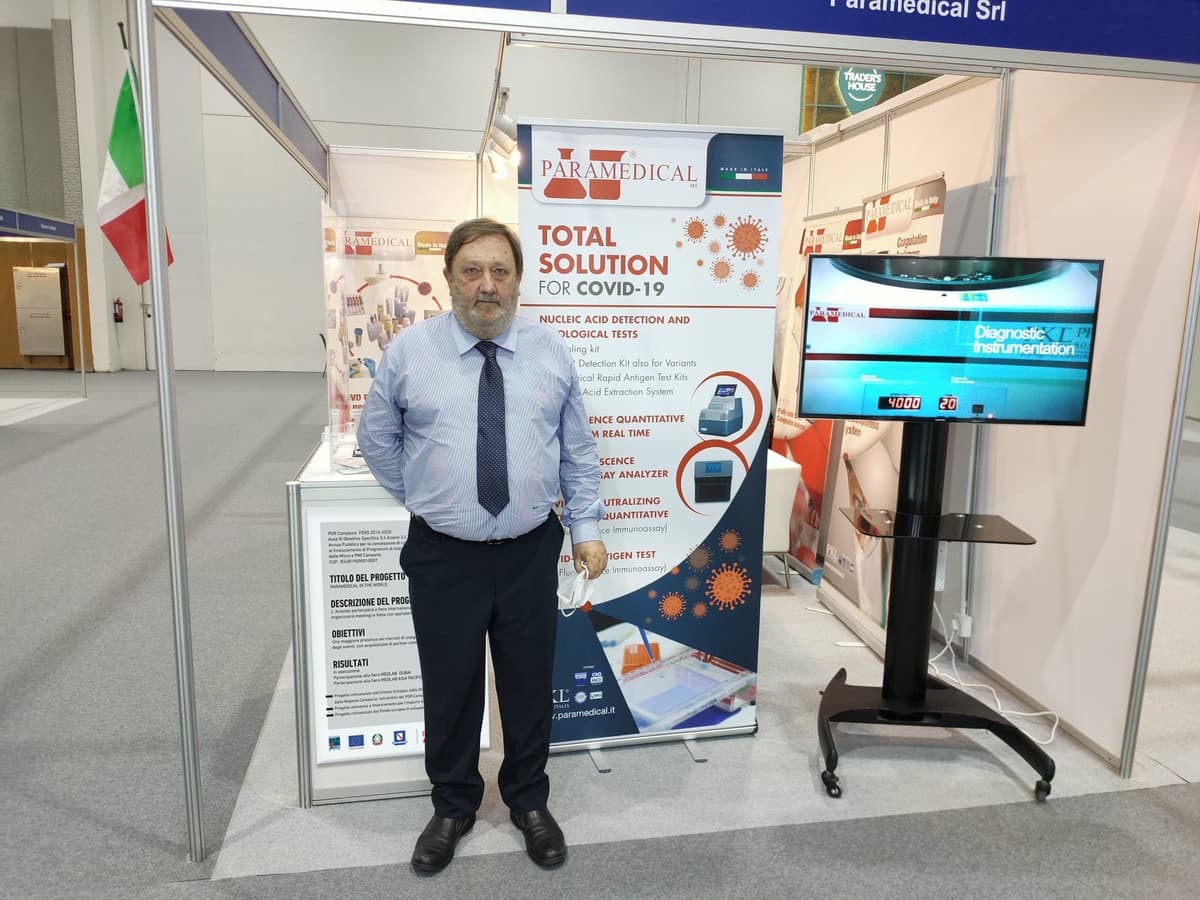 Stand Paramedical alla fiera Medlab Dubai 2021