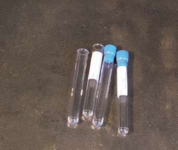 Provette cilindriche da 5 ml – Senza tappo e senza etichetta