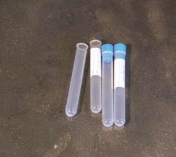 Provette cilindriche da 5 ml – Senza tappo e senza etichetta