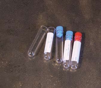 Provette cilindriche da 3 ml – Senza tappo e senza etichetta
