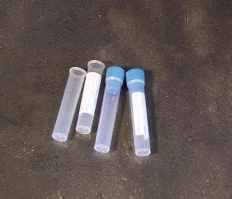 Provette cilindriche fondo piatto da 3 ml – Senza tappo e senza etichetta