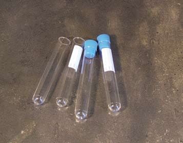 Provette cilindriche da 10 ml per sierare – Senza tappo e senza etichetta
