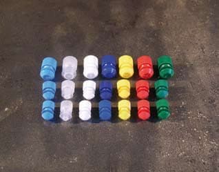 Tappi alettati – Per provette Ø 12 mm