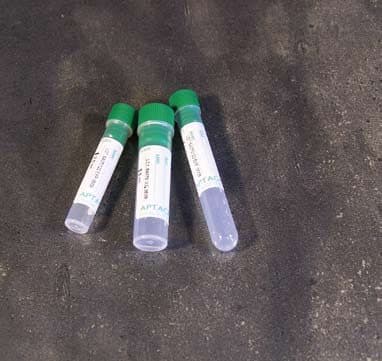 Provette con K3 EDTA - tappo verde scuro – K3 EDTA per 2,5 ml di sangue - provette Ø 16 x 60 mm